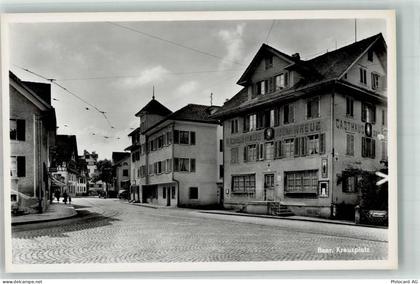 6340 Baar Foto AK Gasthaus zum Kreuz Kreuzplatz - 14001104