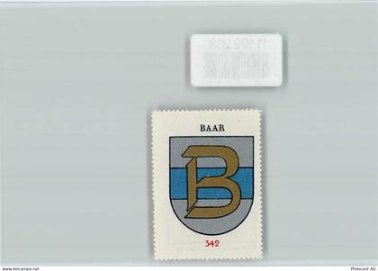 6340 Baar - Vignette Wappen Kaffee Hag ca 1920-1940 - 11102203
