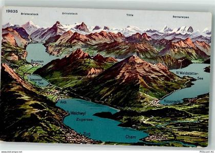 6330 Cham - Landkarte 3 Seen - 39692989