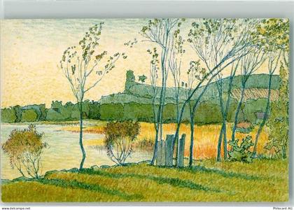 8714 Feldbach Künstlersteindruck sign. Stiefelt Zürichsee - 10694419