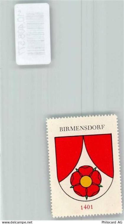 8903 Birmensdorf ZH - Vignette Wappen Kaffee Hag ca 1920-1940 Rose - 10408577