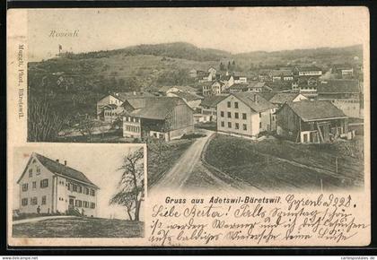 AK Adetswil-Bäretswil, Ortsansicht mit Rosinli
