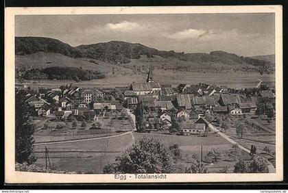 AK Elgg, Totalansicht mit Kirche