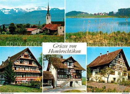 Hombrechtikon Egli Haus Huerlimann Haus Menzi Haus Fachwerkhaeuser Kirche See Al
