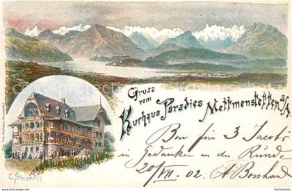 Mettmenstetten Panorama Kurhaus Paradies