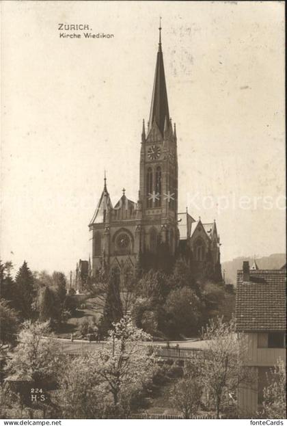 Zuerich Kirche Wiedikon