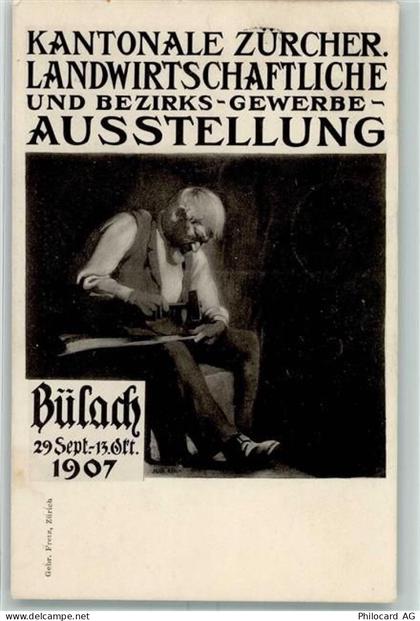 8180 Bülach 1907 - Gewerbe-Ausstellung AK - 13159592