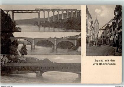 8193 Eglisau - mit den drei Rheinbrücken Eisenbahn - 13251327