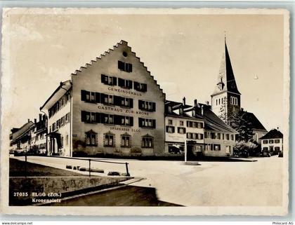 8353 Elgg Gebrauchsspuren Kronenplatz Gemeindehaus Gasthaus zur Krone Sp... - 13117294