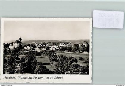 8627 Grüningen FOTO KEINE AK Foto 10cm x 7cm Neujahrswunsch - 10498235
