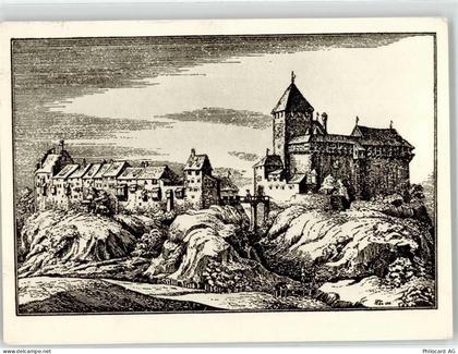 8627 Grüningen - signiert Schloss bis 1783 - 52050321