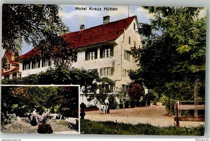 8825 Hütten Foto AK Hotel Kreuz - 13585900