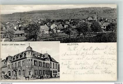 8302 Kloten 1909 - Gasthaus Zum wilden Mann - 13636497