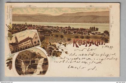 CH ZH Küsnacht 1899-10-07  Litho # 507 CKZ R.Ruhstallen