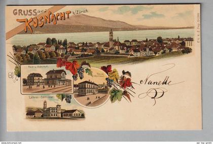 CH ZH Küsnacht 1901-04-30 Litho # 1748  PVKZ