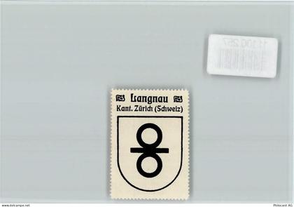 8135 Langnau am Albis - Vignette Wappen Kaffee Hag ca 1920-1940 - 11100257