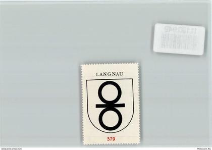 8135 Langnau am Albis - Vignette Wappen Kaffee Hag ca 1920-1940 - 11100949