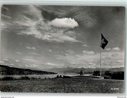 8803 Rüschlikon - Stiftung Im Grüene Alpenblick vom Park aus Wappen - 11058125