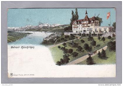 ZH RÜSCHLIKON 1906.IX.5. nach Berlin  BELVOIR Foto Künzli-Tobler #1430