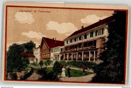 8488 Turbenthal 1917 Lithographie / Künstlerkarte Gyrenbad Hotel - 52051587