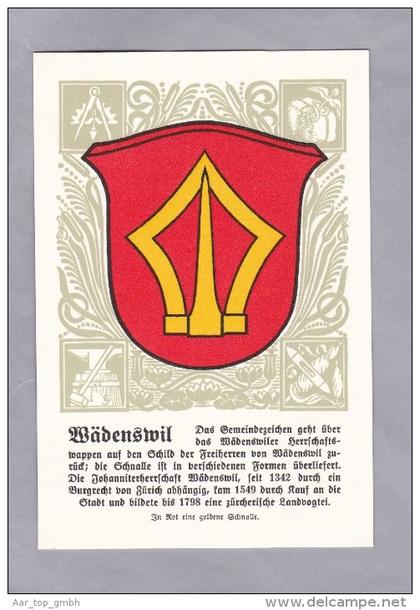 ZH WÄDENSWIL  Zürcher Gemeindewappen ungebraucht