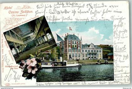 8702 Zollikon 1902 - Hotel Casino Dampfer - 13271730