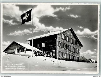 8000 Oerlikon - Ski- Ferienheim Oerlikon Schweizer Flagge Winter - 10161530