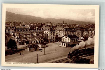 8000 Wiedikon Zürich Foto AK Eisenbahn Seebahnstrasse - 14000990