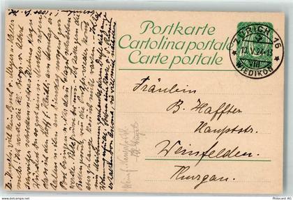 8000 Wiedikon Zürich Ganzsache - 39369754