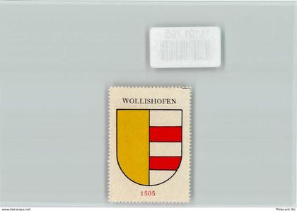 8000 Wollishofen Zürich - Vignette Wappen Kaffee Hag ca 1920-1940 - 11101795