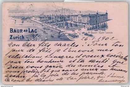 8000 Zürich - Baur au Lac - 51069783