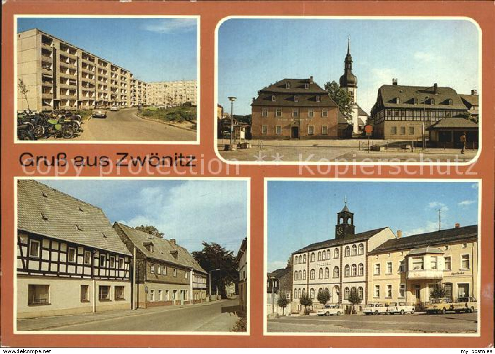 Zwoenitz Goethestrasse Markt Rathaus