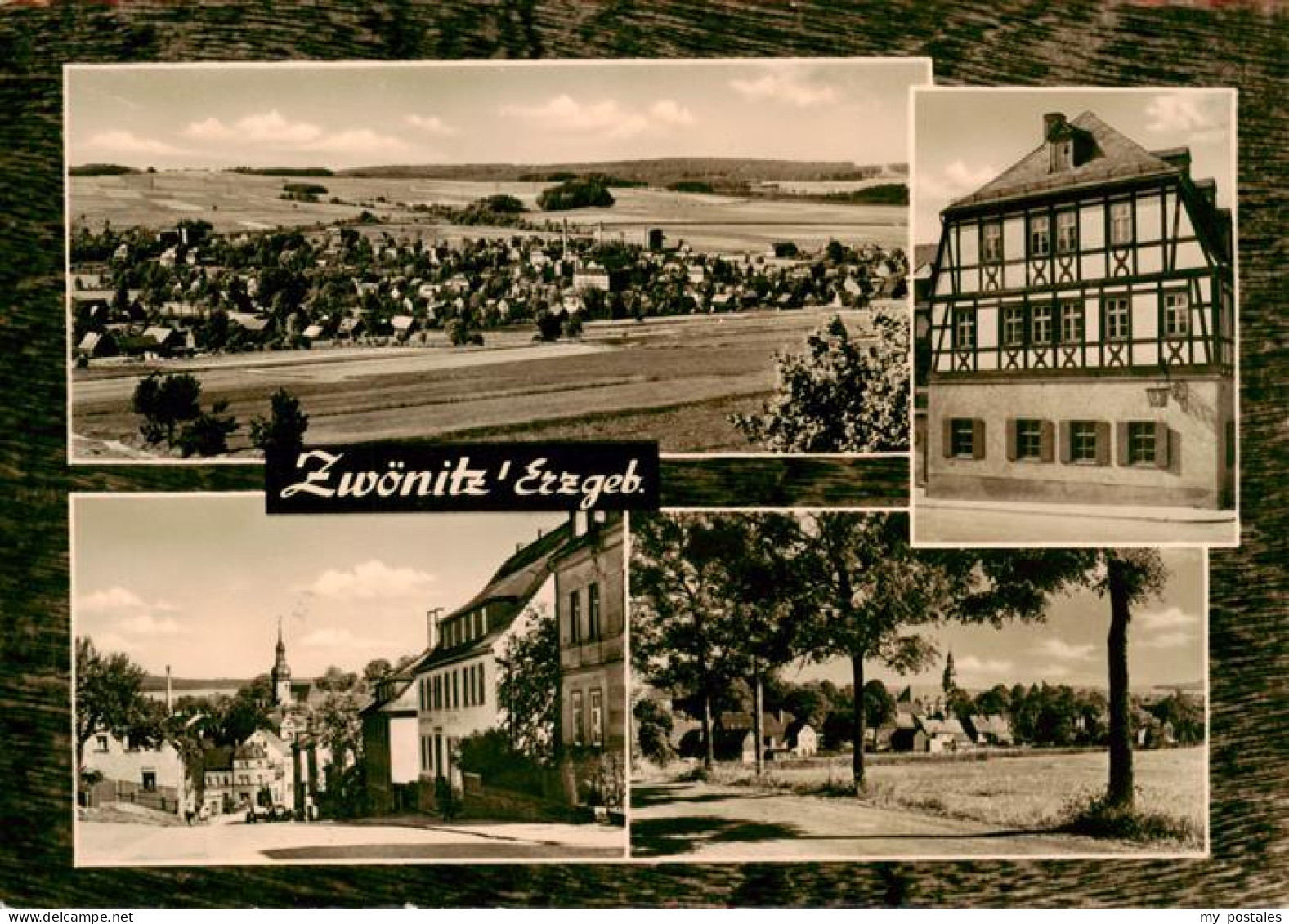 Zwoenitz Panorama Fachwerkhaus Ortspartien