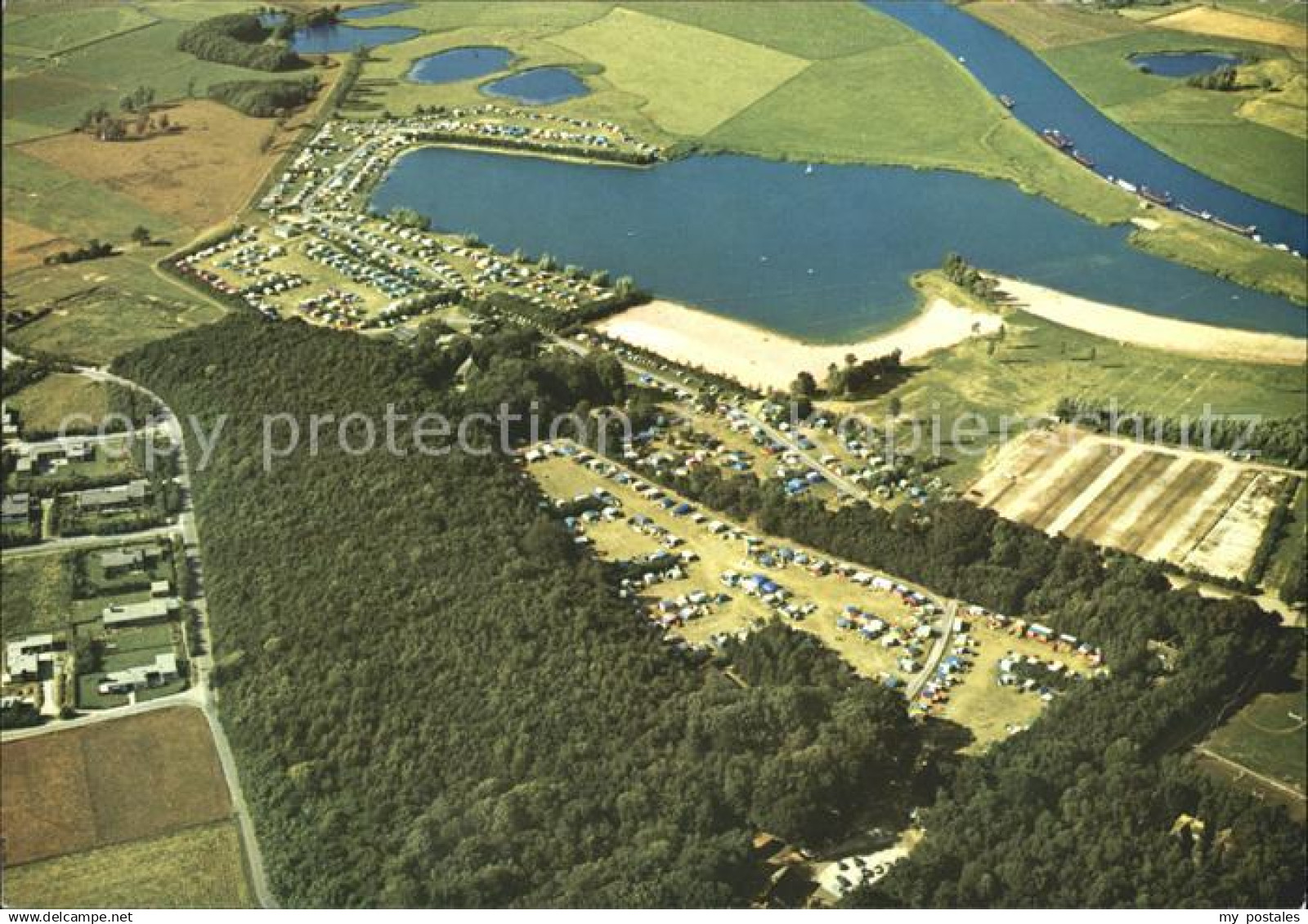 Zwolle Overijssel Fliegeraufnahme Camping De Agnietenberg