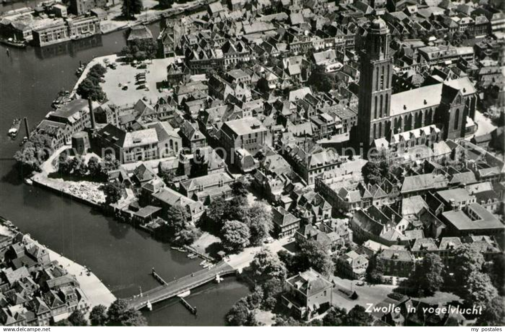 Zwolle Overijssel in vogelvlucht