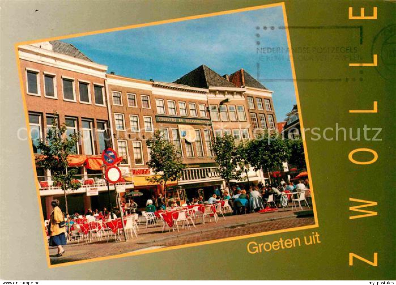 Zwolle Overijssel Strassencafes