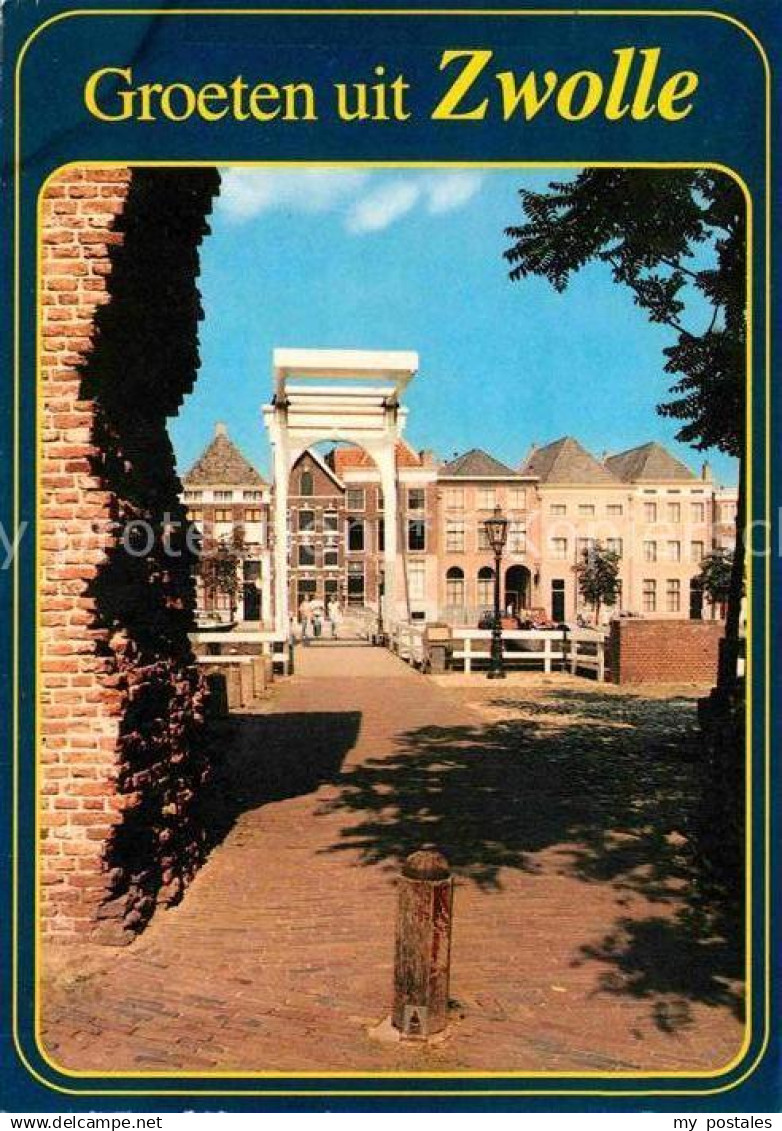 Zwolle Overijssel Zugbruecke