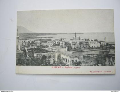 Zypern, KYRENIA   Harbour, Schöne Karte um 1900