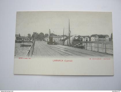 Zypern,  LARNAKA, Schöne Karte um 1900