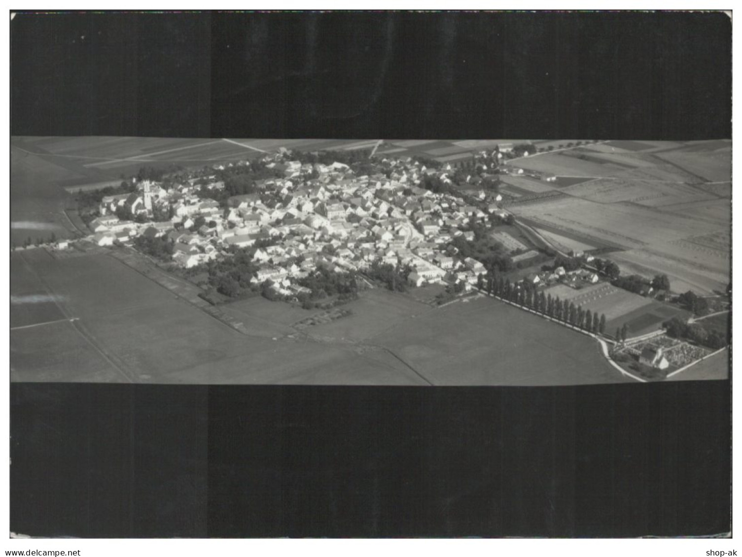 ZZ-3691/ Gaimersheim bei Ingolstadt  Foto Luftbild 18 x 13  cm ca.1938