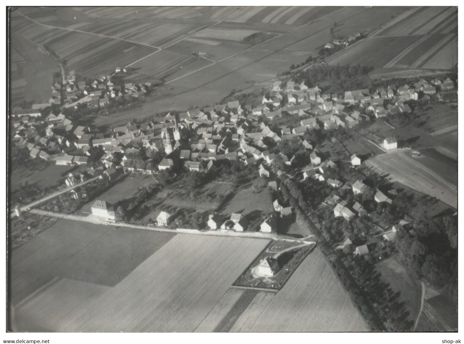 ZZ-5135/ Marksuhl Gemeinde Gerstungen  Foto Luftbild 18 x 13 cm ca.1935