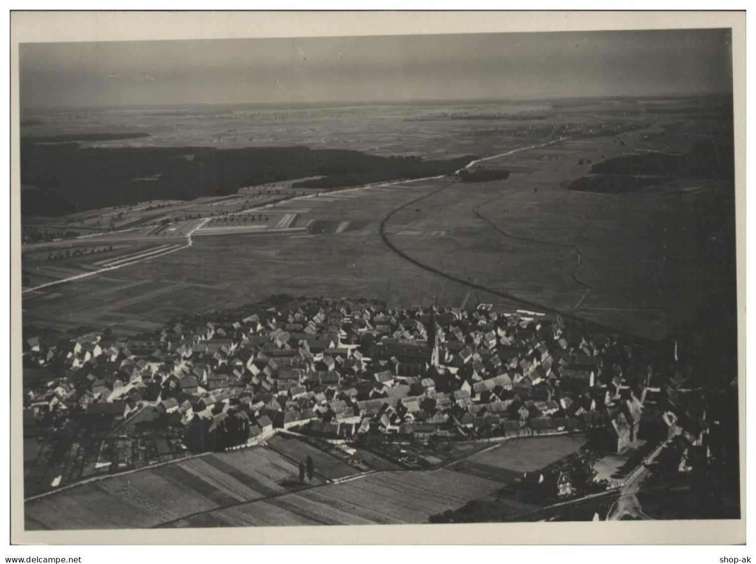 ZZ-5545/ Ober-Roden  bei Rödermark Foto Luftbild 18 x 13 cm ca.1935