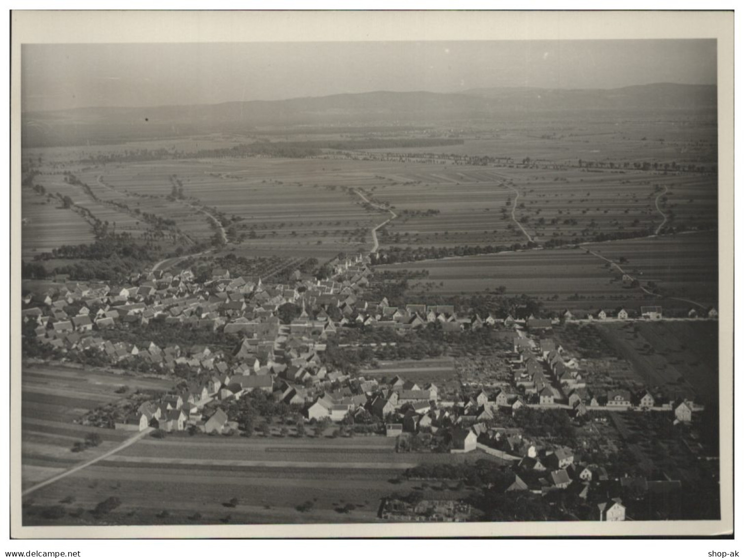 ZZ-5726/ Goddelau bei Riedstadt Foto Luftbild 18 x 13 cm ca.1935