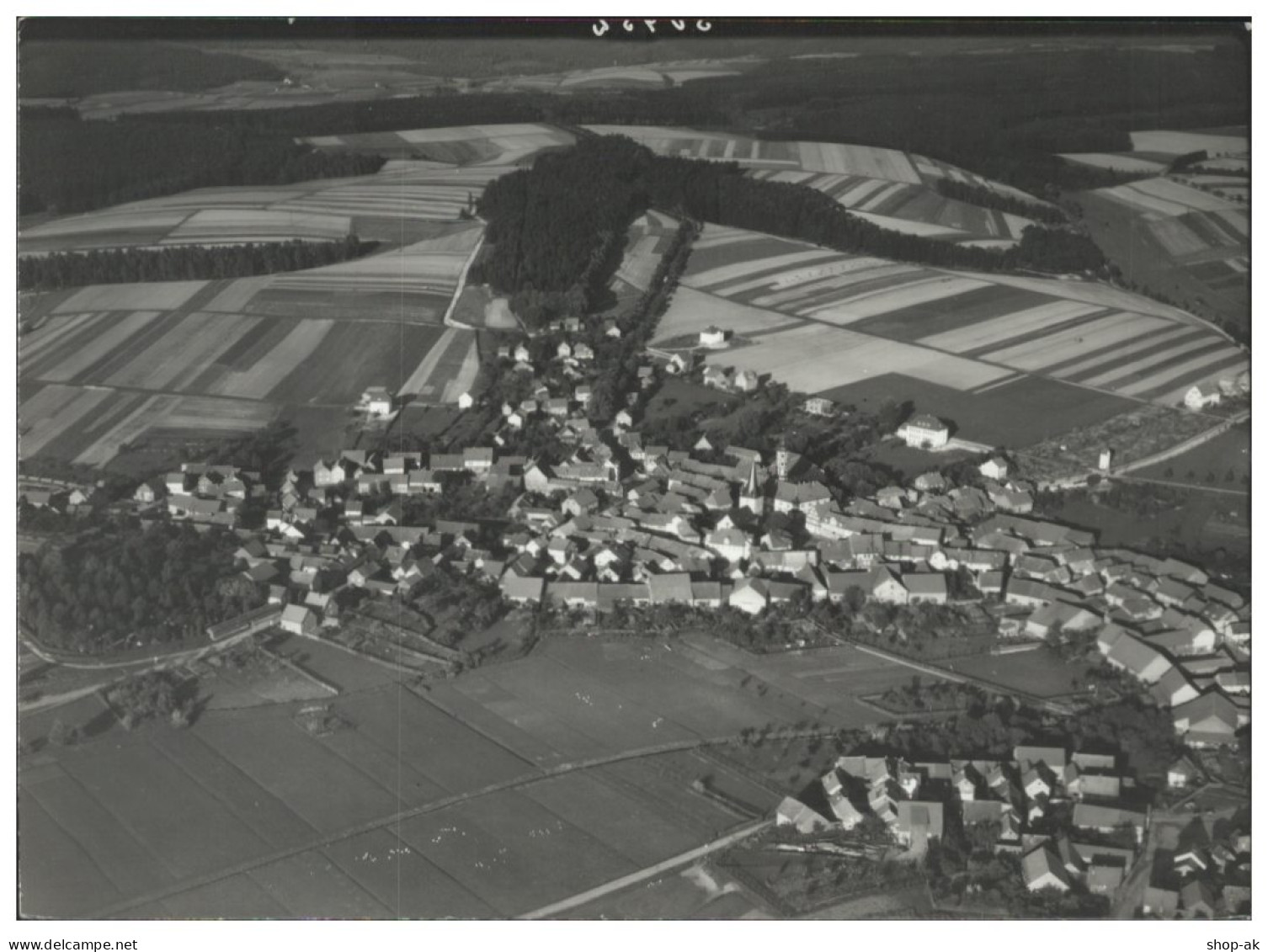 ZZ-6559/ Marksuhl bei Gerstungen  Foto Luftbild 18 x 13 cm ca.1935