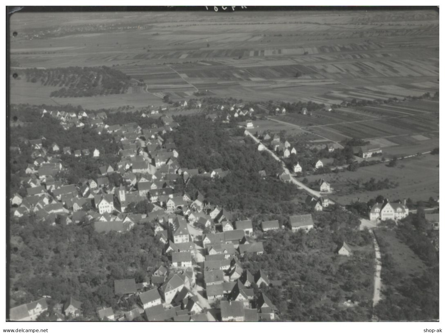 ZZ-8091/ Plattenhardt bei Filderstadt  Foto Luftbild 18 x 13 cm ca.1935