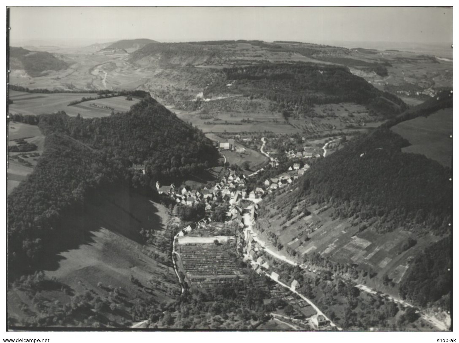 ZZ-8472/ Weißenstein bei Lauterstein Foto Luftbild 18 x 13  cm ca.1935