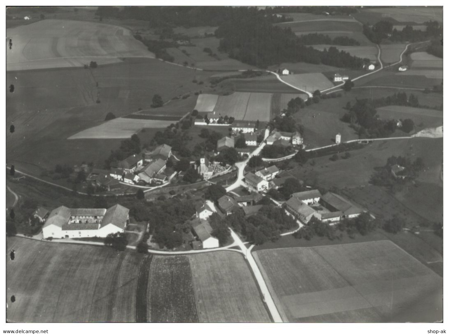 ZZ-9288/  Frauendorf bei Oberflossing  Foto Luftbild 18 x 13 cm ca.1935