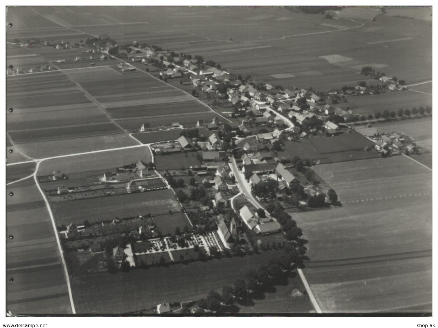 ZZ-9330/ Germering bei München Foto Luftbild 18 x 13 cm ca.1935